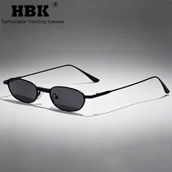 HBK New Retro Polarized Sunglasses Men Small Frame Tac Lenses Punk Sun Glasses Women Fishing Outdoor Party Eyeglasses