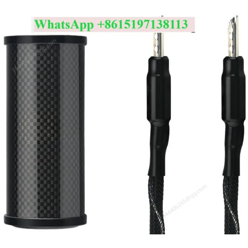 hifi pure silver audio carbon fiber anti-interference electronic  speaker pure silver grounding wire