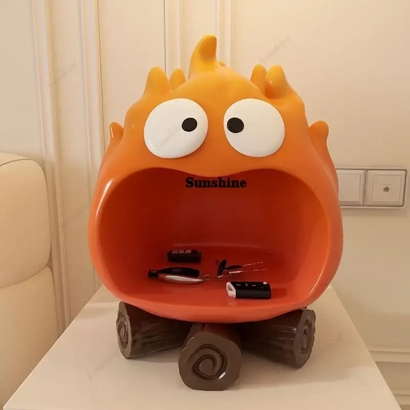Creative Flame - Inspired Pen Holder | Cartoon - Themed Desktop Storage Box & Decorative Ornament  FT