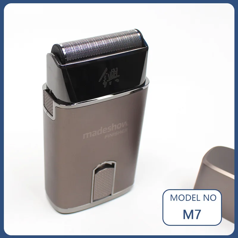 Madeshow M7 シェーバー男性用、プロフェッショナルオイルヘッド往復