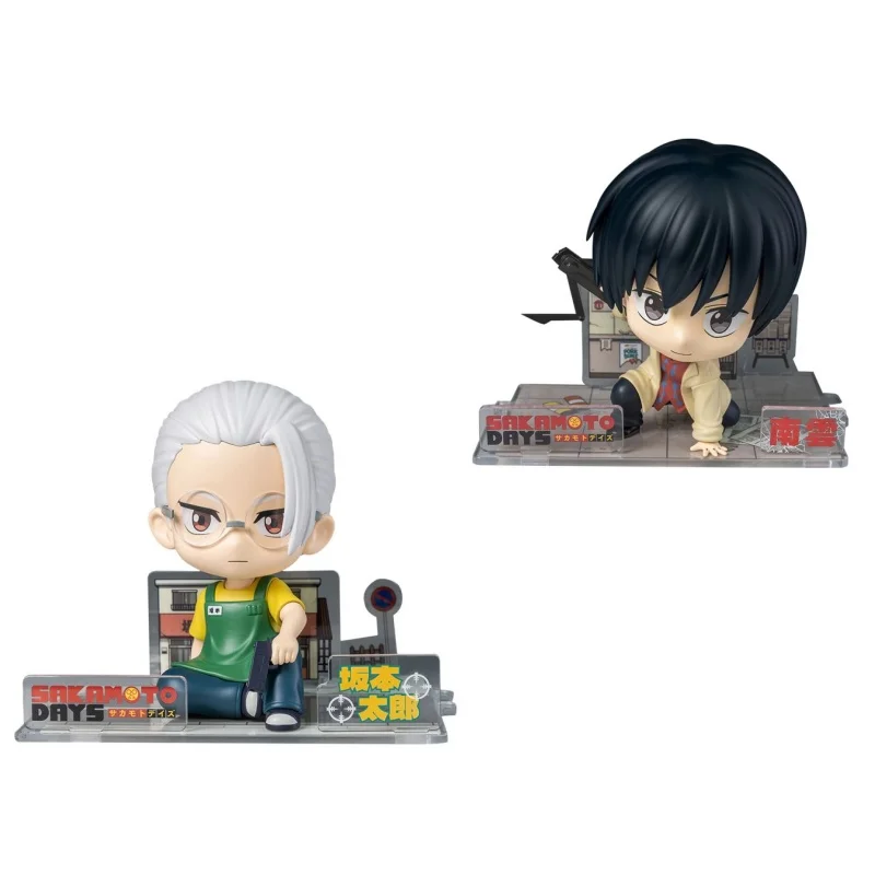 Originele Sakamoto Days 12cm Anime Figuren Yoichi Nagumo Sakamoto Taro ‌   Model Desktop Ornament Zithouding Speelgoed Randapparatuur - afbeelding 2