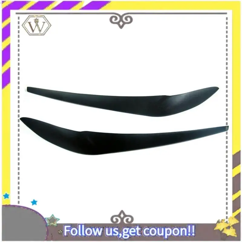 

ABXV-Resin Front Head Light Lamp Cap Eyelid Eyebrow Trim Parts For BMW X3 F25 X4 F26 2014-2017