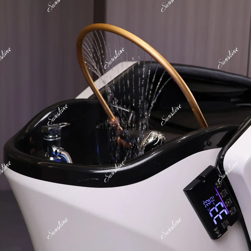 Intelligent electric massage shampoo bed barber shop special hairdressing automatic water circulation  FT