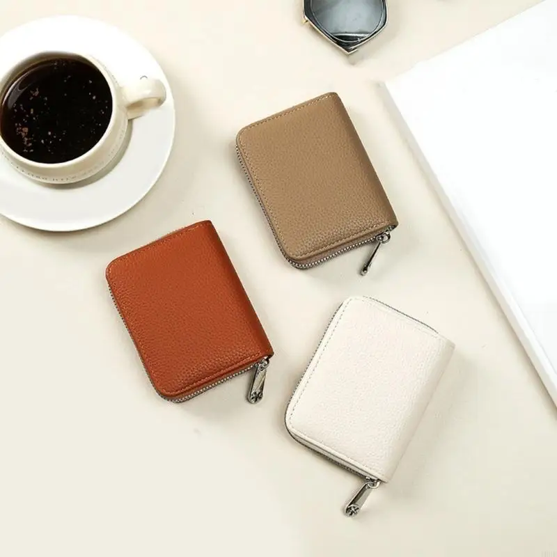 Vrouw korte portemonnee kleine portemonnee met kaarthouder pu lederen munt portemonnee voor dagelijks