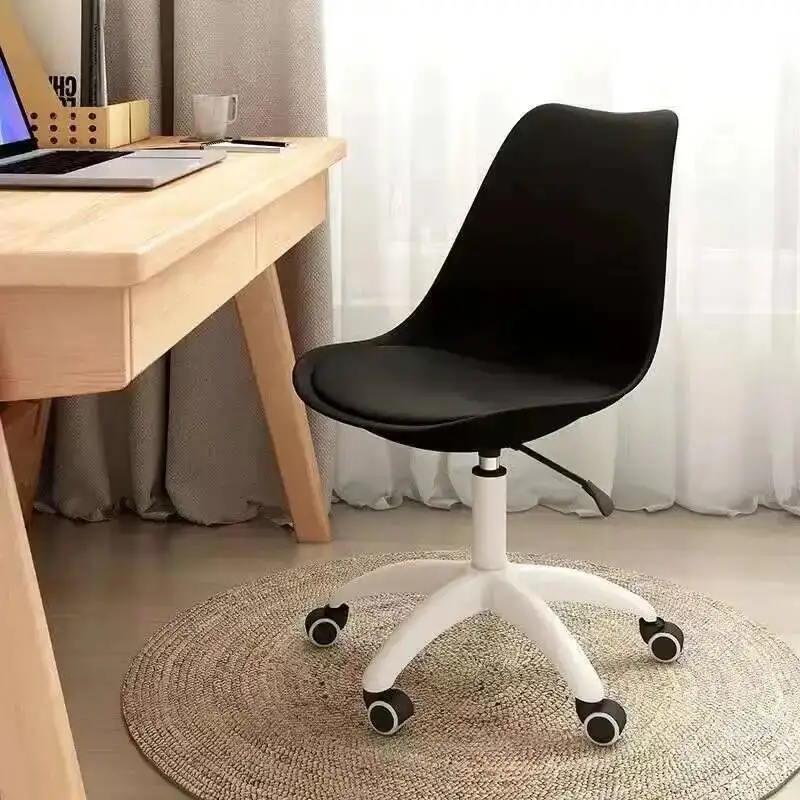 

Swivel Computer Comfortable Chair Student Girls Home Dormitory Leisure Chair Nail Seated Dressing Chair