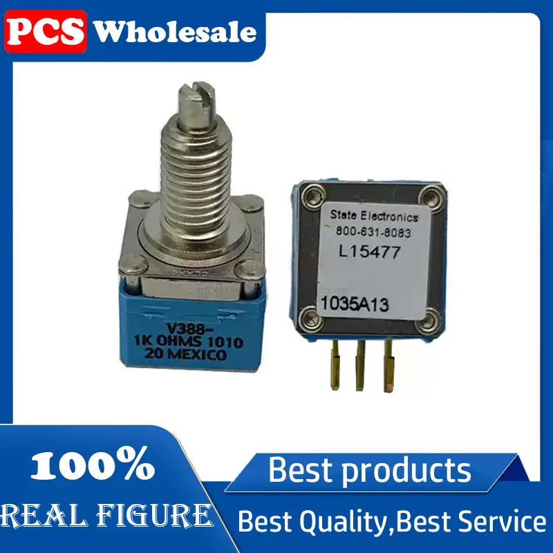1pcs Precision gold-plated 1K potentiometer V388-1K OHMS 1010 20 3pin