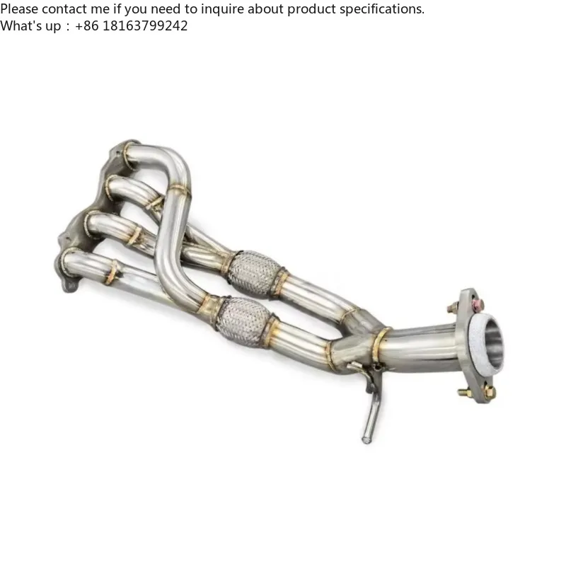 High-quality Exhaust Manifold Head for Honda Accord CD5 Upgrade K24 1994+ Stainless Steel Downpipe Collector Performance Upgrade