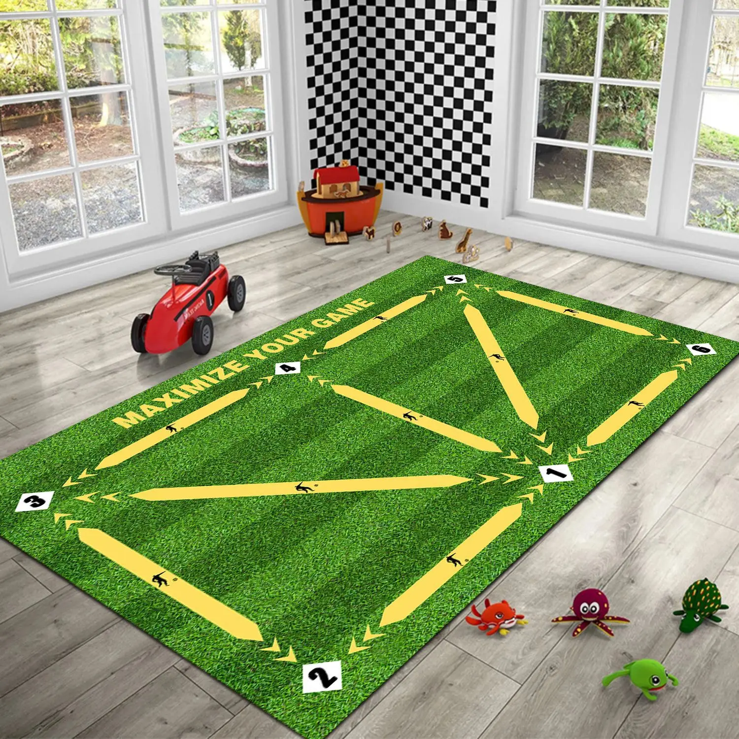 90cm Football Training Mat Soccer Training Equipment Non Slip Foldable Kids Adults Dribble Mat Training Indoor Ourdoor Equipment