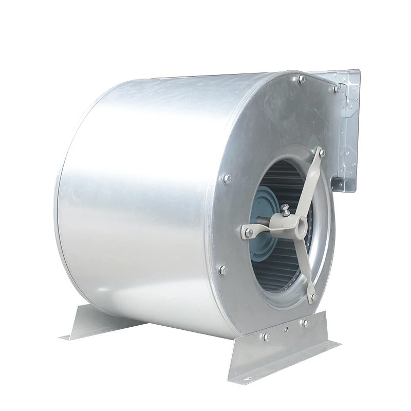 Outer rotor multi-wing centrifugal fan table cold coil oil fume double inlet and exhaust fan