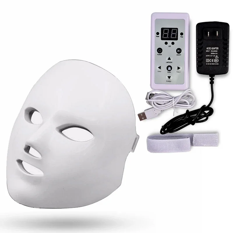 7 couleurs LED Light photon Therapy System soin de la peau du visage & masque beauté masque LED soin de la peau & masque beauté