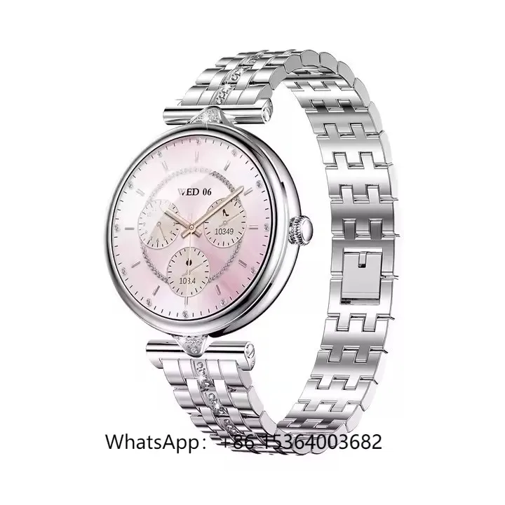 

1.28 Inch AMOLED Smart Watch for Lady Heart Rate Monitoring Wearable Devices BT Call Smart Watch 2024 AK73