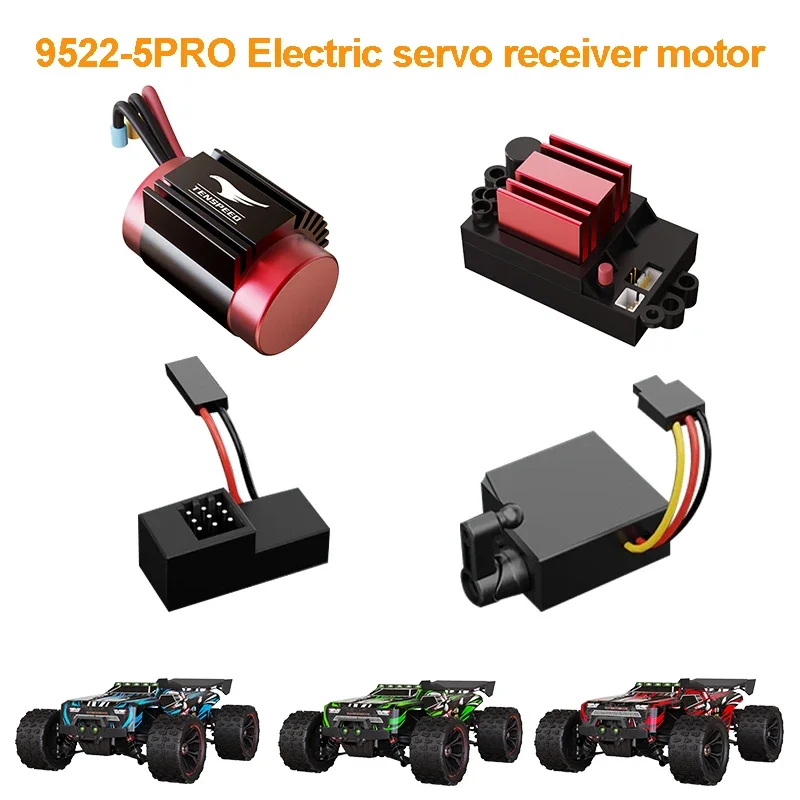 

RC 9522-5PRO Original Factory Parts 4200KV Metal Motor 50A 3S ESC 17G 2.2KG Steering Gear Reserved Socket