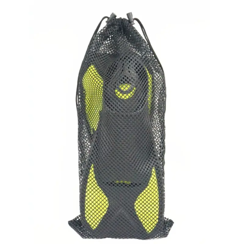 Borsa a rete per esterni borse con coulisse sacco portaoggetti in Nylon pinne per Snorkeling per immersioni accessori per l'organizzazione di dispositivi per calzature