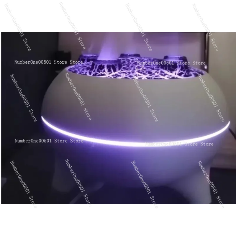 

New smoke ring aroma diffuser Ultrasonic porous atomization large fog volume colorful jellyfish essential oil fragrance machine