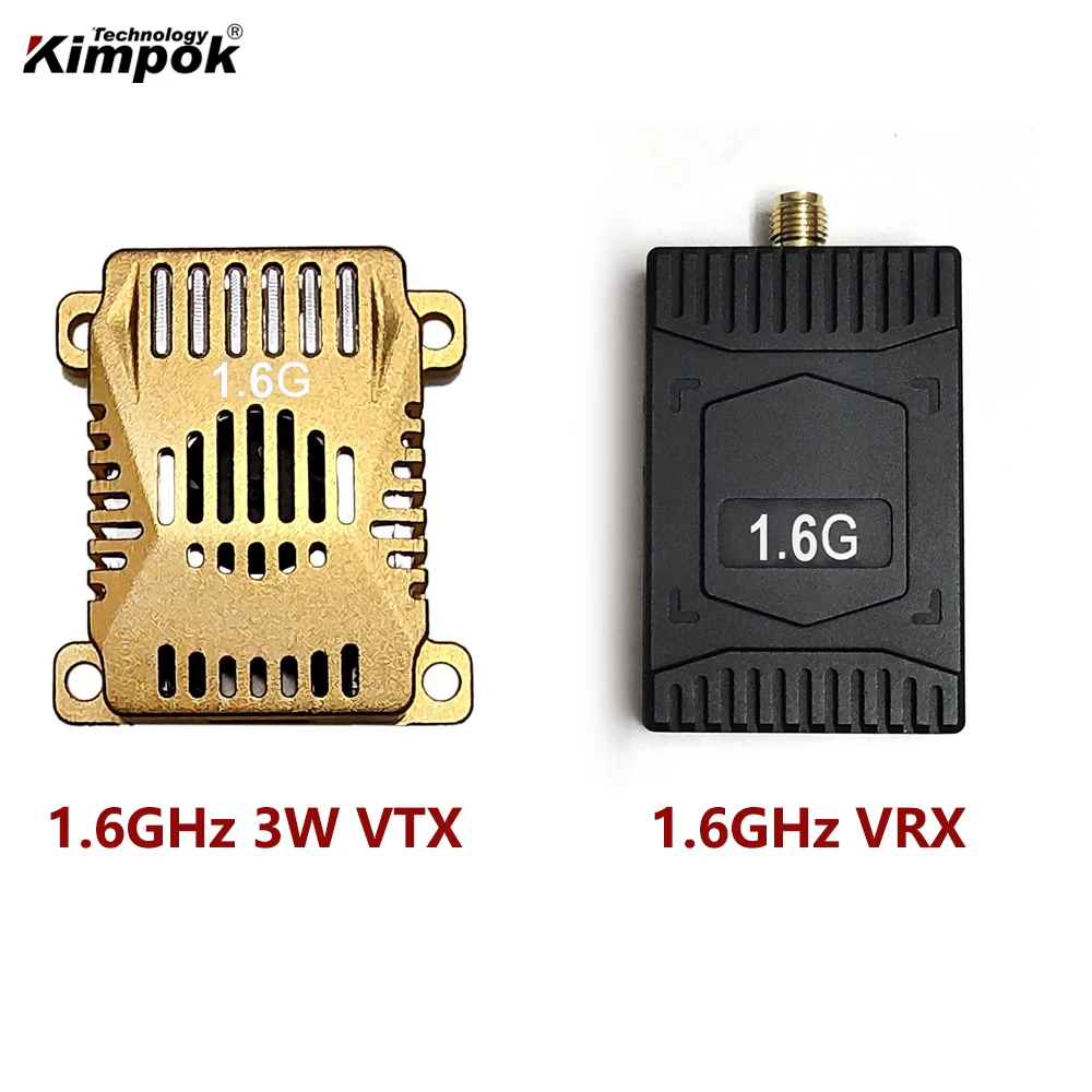 1.8Ghz 20km Fpv Vtx 3W Drone Video Transmitter and Receiver with 16 Channels Long Range Transmission