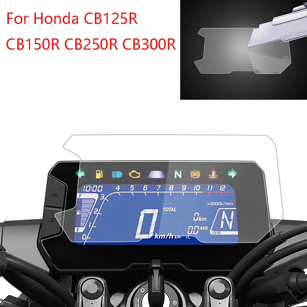 

For Honda CB125R CB150R CB250R CB300R 2018-2022 2021 Motorcycle Instrument Cluster Scratch Protection Film Dashboard Protector