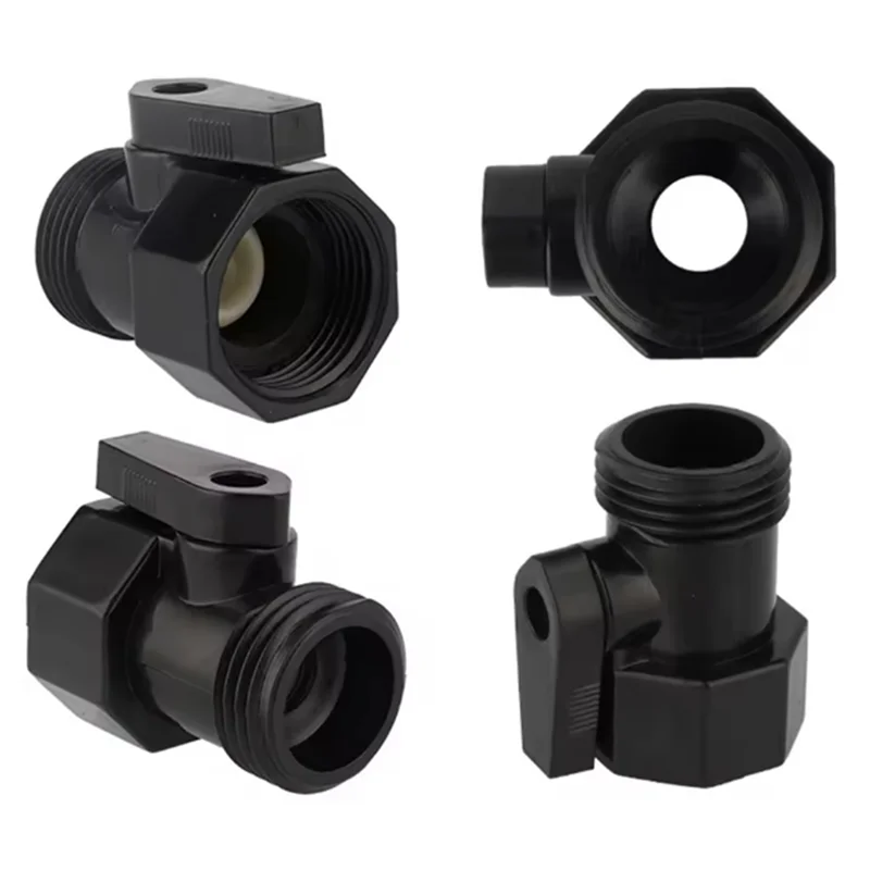 Ball Valve Plastic Garden Hose Valve Compatible With Standard Hoses Leak-Free Operation For US-AA26