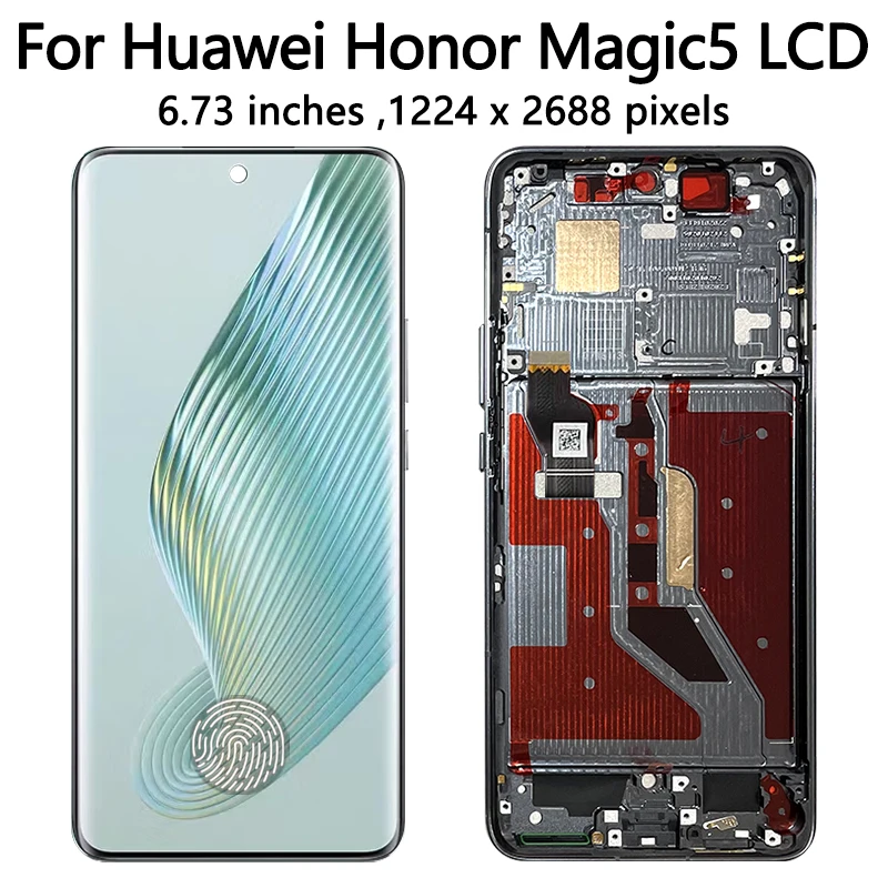 AMOLED For Huawei Honor Magic5 PGT-AN00 LCD Display Touch Screen Digitizer Assembly For Honor Magic 5 Pro 5Pro PGT-AN10