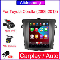 For Toyota Corolla E140 E150 Android 13 Carplay Car Radio Multimedia Player GPS Navigation Auto 2din For Tesla style