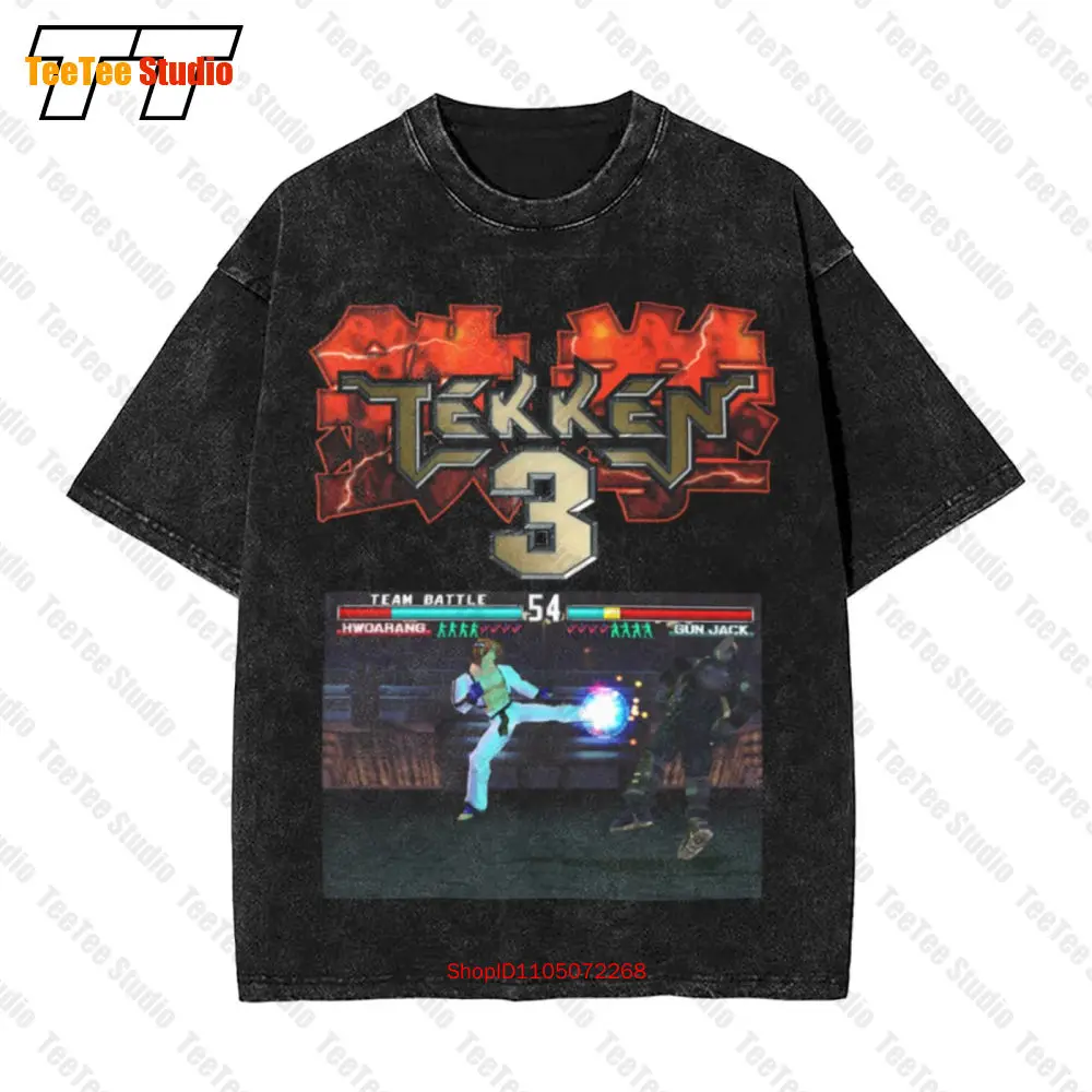 Tekken 3 mejores videojuegos de todos los tiempos Vintage camiseta extragrande Q3KB