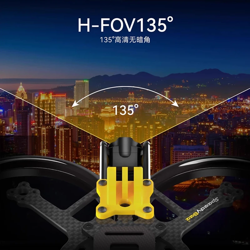 إطار طائرة بدون طيار SpeedyBee Bee35 مقاس 3.5 بوصة FPV متوافق مع سبائك الألومنيوم DJI O3 والتبريد المتين لملحقات DIY للطائرات بدون طيار #2