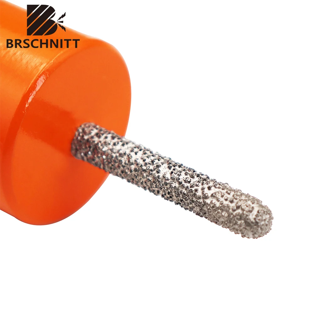 Imagem -02 - Brschnitt-diamante Dedo Bit Beveling Moinho Argamassa Rake Ferramenta Pedra de Alvenaria Tijolo Limpeza Gap Alargamento Afiação Milling Bit 1pc