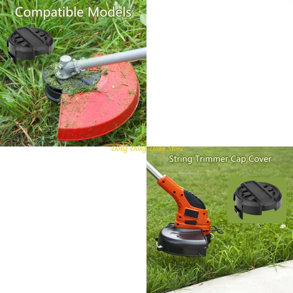 

2Pieces Trimmer Head Caps Covers and Springs Set for Weedeater Parts DCST922P1