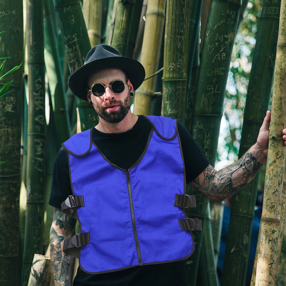 

s Cooling Vest High Elastic TC Cloth Summer Work Jacket Breathable Ice Waistcoat for Men Quick Dry Heat Release Reusable