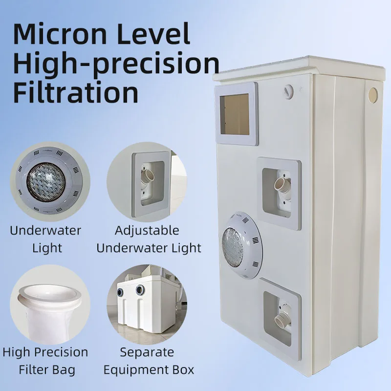 Integrated Separation Membrane Filter With PC ABS Material 1 HP Power 47.5gpm Flow Rate For Swimming Pool Filtration System