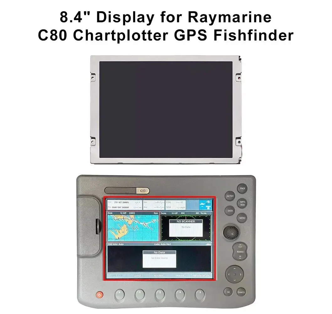8,4-Zoll-LCD-Display für Raymarine C80 Kartenplotter GPS-Fischfinder Reparatur – Detail 2