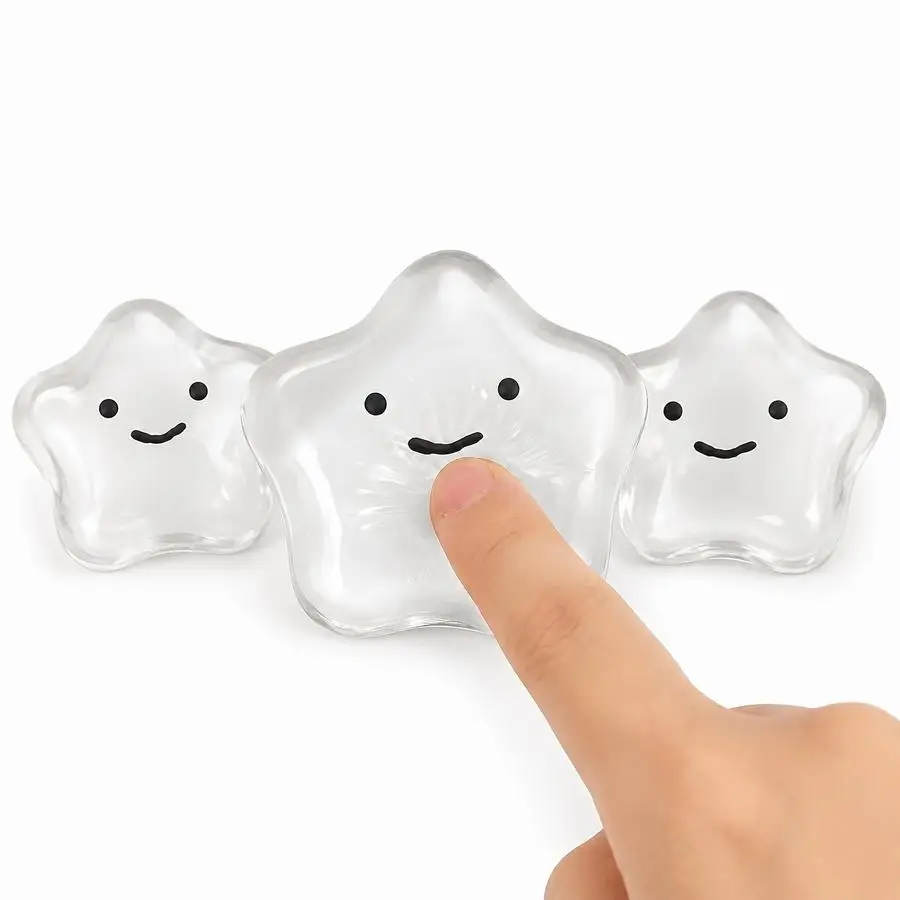 1/5/10/20/50/100pcs s/Sticky Hand Plaything - Extremely Soft TPR Squishy Toy with Adorable Face Design for Workplace, Home, Educ