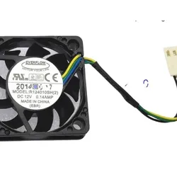 New For Everflow 4010 4cm 40mm Pwm Fan R124010sh (2) 12V 0.14a 4-Wire Pulse Speed Control Cpu Cooler