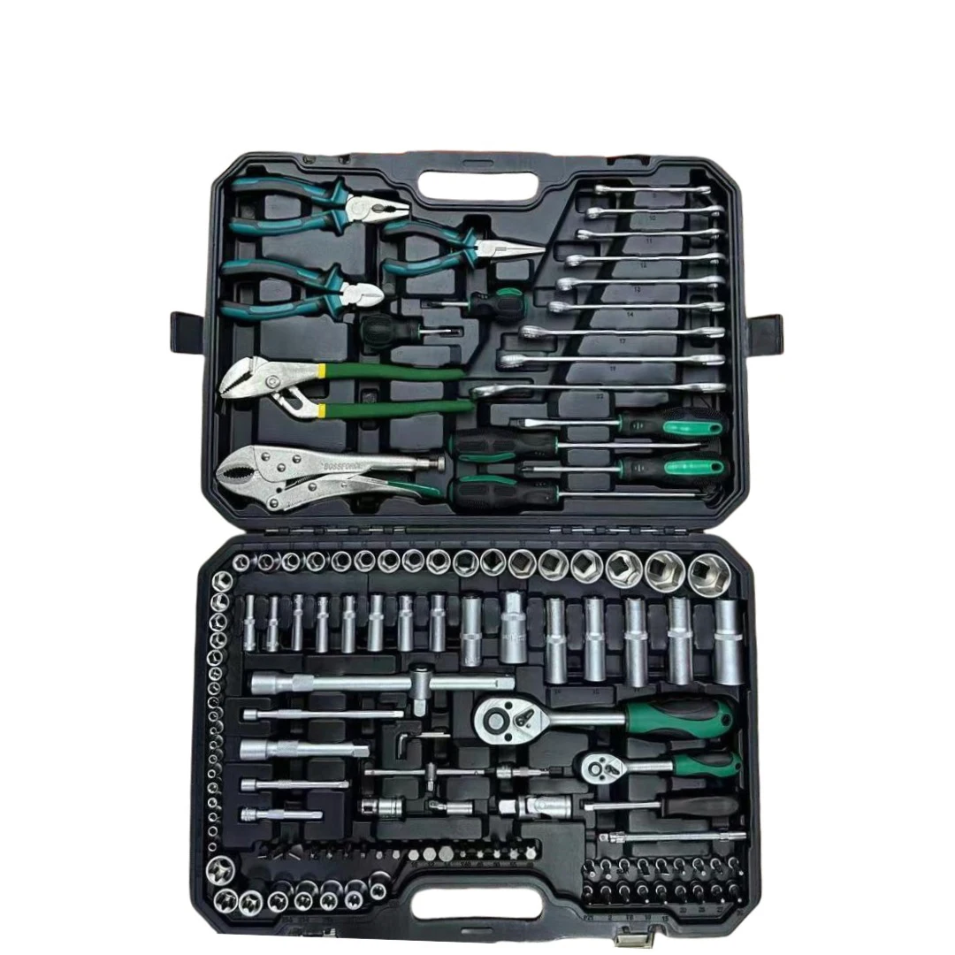 

Многофункциональный набор инструментов для ремонта автомобилей, 131 шт., профессиональный комбинированный набор для обслуживания автомобиля, 132/142 шт., опционально