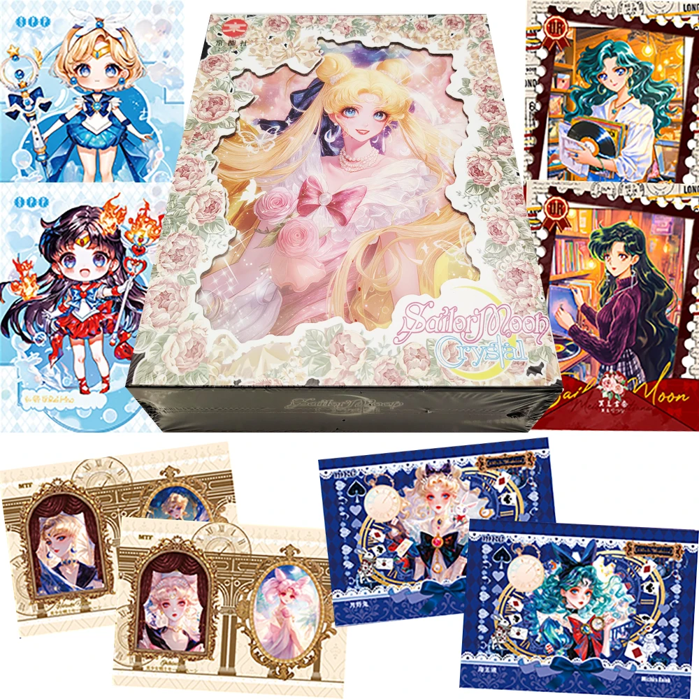 

Fantasy Anime Sailor Moon Magical Girl Collection Cards Japanese Classic IP Characters Shining Charm Portrait Cards Popular Gift
