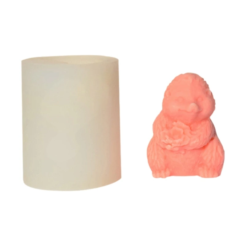 3D Sloths Silicone Moulds Cartoon Sloths Candle Molds Clay Molds Scented Candle Molds Animal Casting Molds for Candle