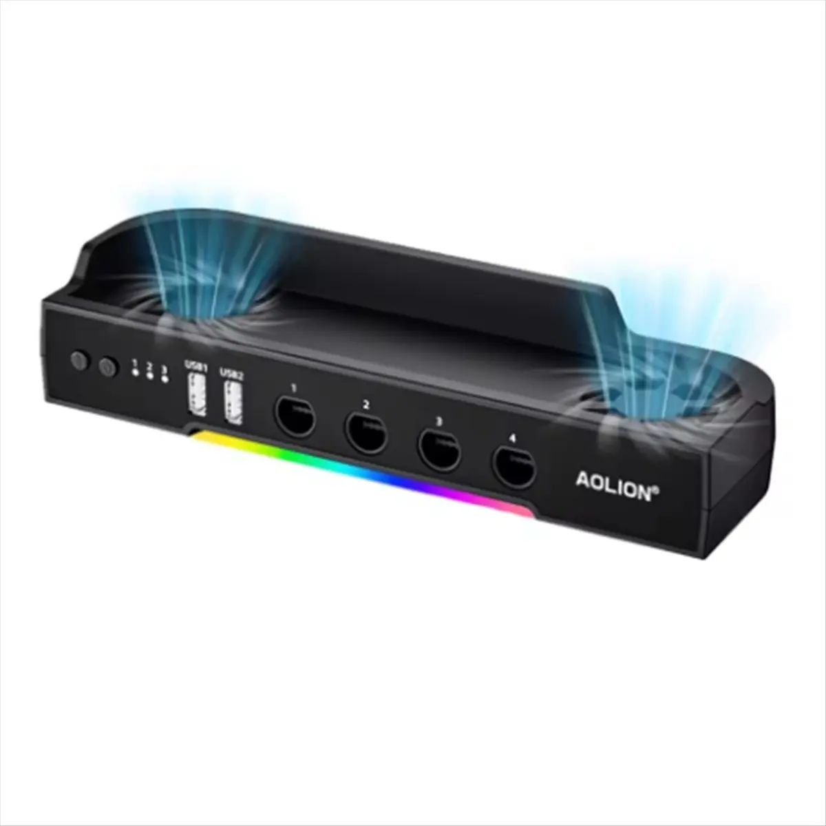 ★▲ for Switch 2 Cooling Fan Dock Portable Expansion Base Radiator RGB Heat Sink Wall Mount for Switch 2 Accessory