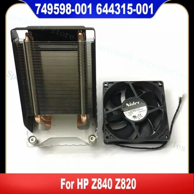 A+ 749598-001 Nuevo Original para HP Z840 Z820 Workstation, Disipador de Calor, Ventilador de Refrigeración para CPU