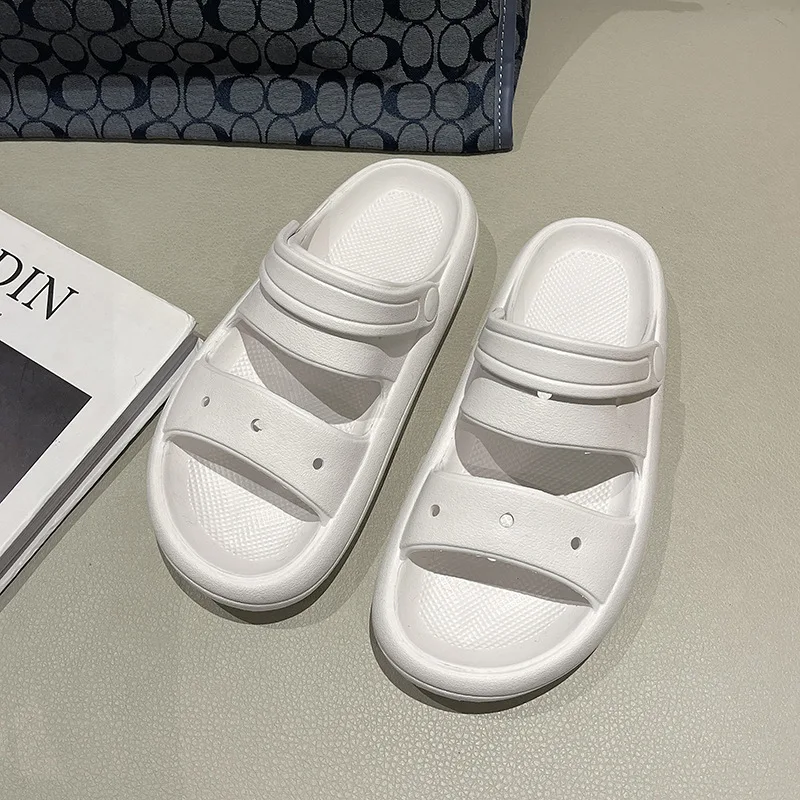 Sandals Women's Summer New Fashion Hundred Towers Outer Wear Thick Bottom Indoor Flip Flops Slippers Anti Slip Beach Sandals Men