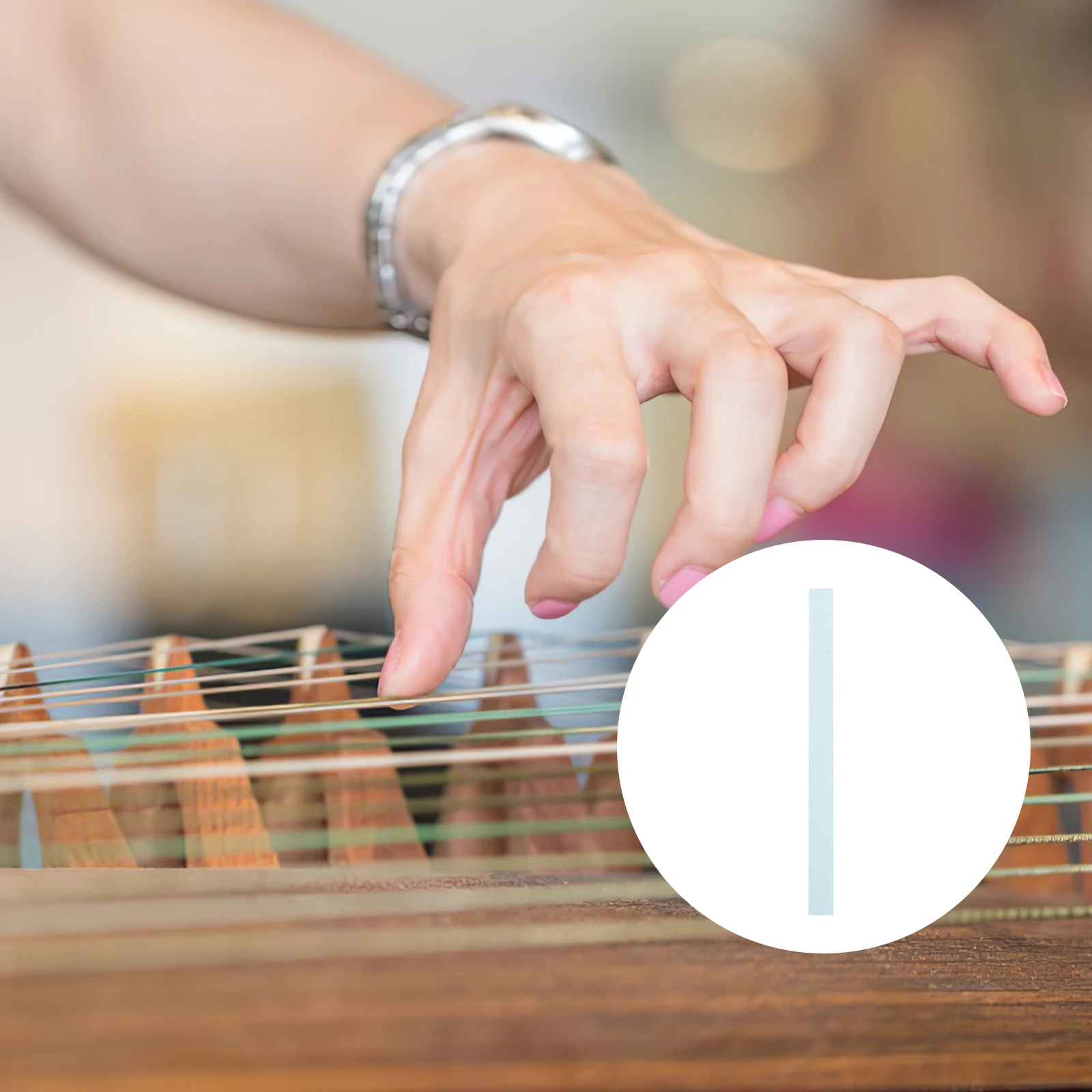 

100 Pcs Guzheng Tape Finger Instrument Nail Protector Self Adhesive Cotton Tapes Crack