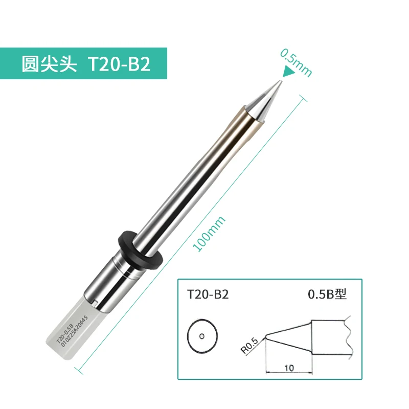 

T20-B2 Soldering Iron Tip for HAKKO FX-838 Welding Station KILUDO T20 Welding Head Replacement Tool Repair Accessories