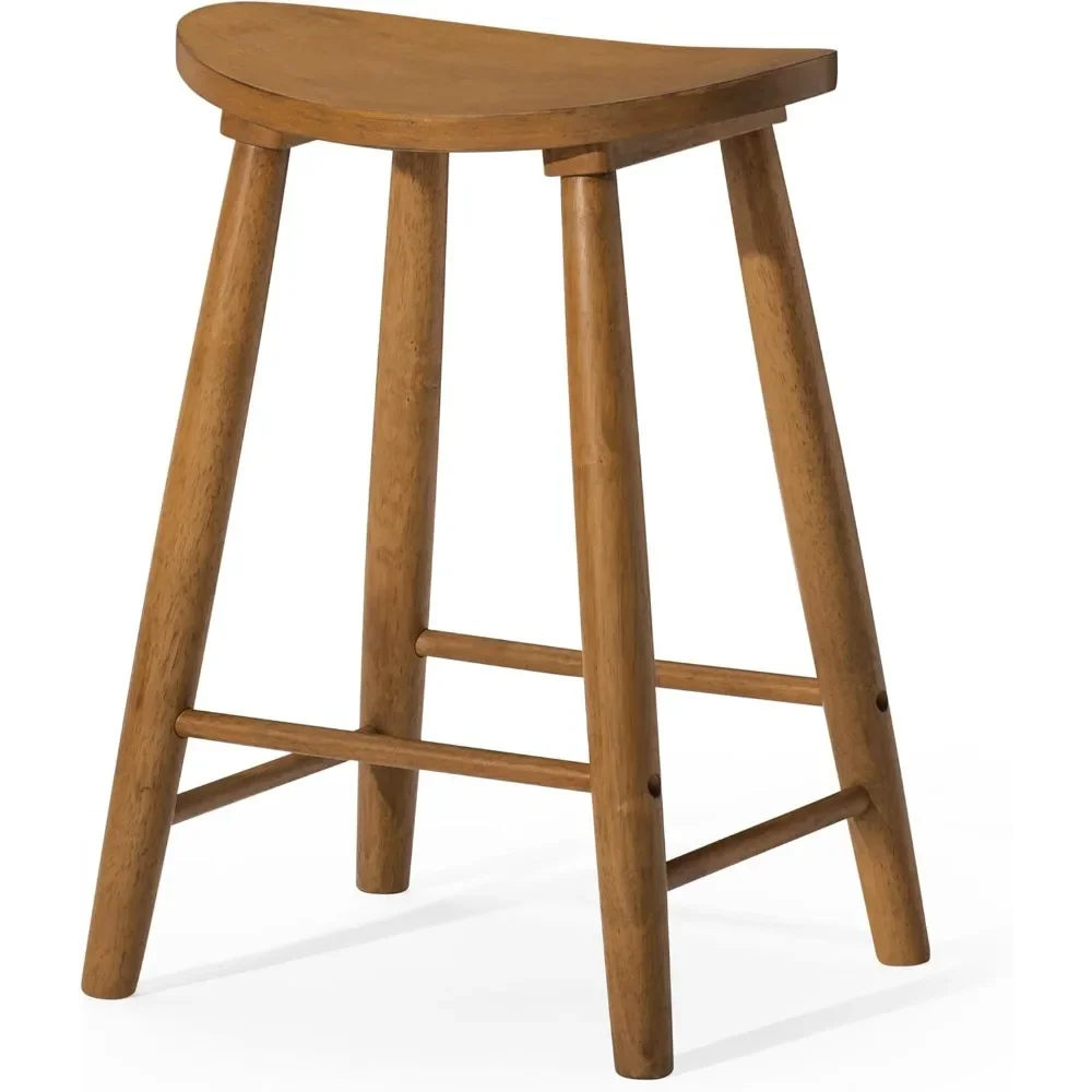 

Kitchen Bar Stool, Modern Farmhouse Wood Counter Barstool, Kitchen Island Counterstool, Counter Height Bar Stools for Kitchen