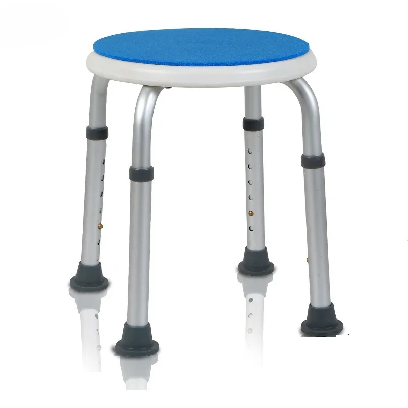 Foldable Stool Bedroom Mobile Storage Space Platform Chair Movable Toilet Bath Shower Bathroom Chair Convenient Tabouret XZY-005