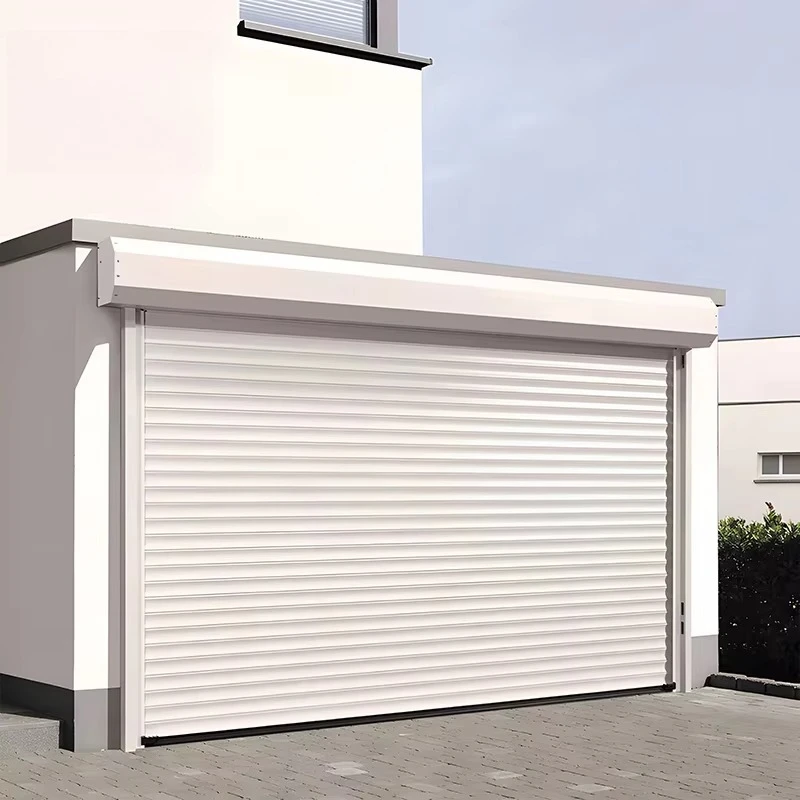 Aluminum Wind-resistant High-quality Roller Shutter Garage Door Silent Automatic and Manual Garage Door Roller Shutter Door