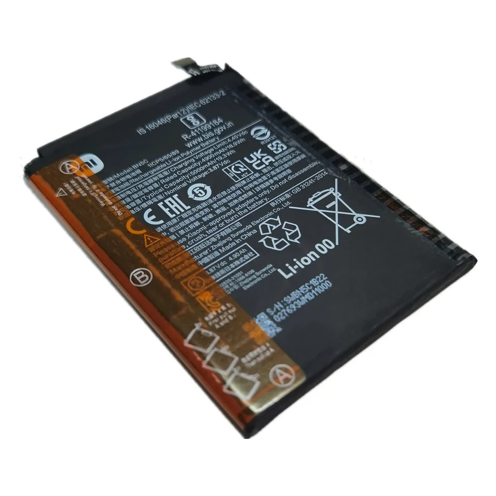 2024 Years Xiao mi 100% Original Battery BN5C For Xiaomi Poco M4 Pro 5G 5000mAh High Qulity Phone Battery Bateria + Tools