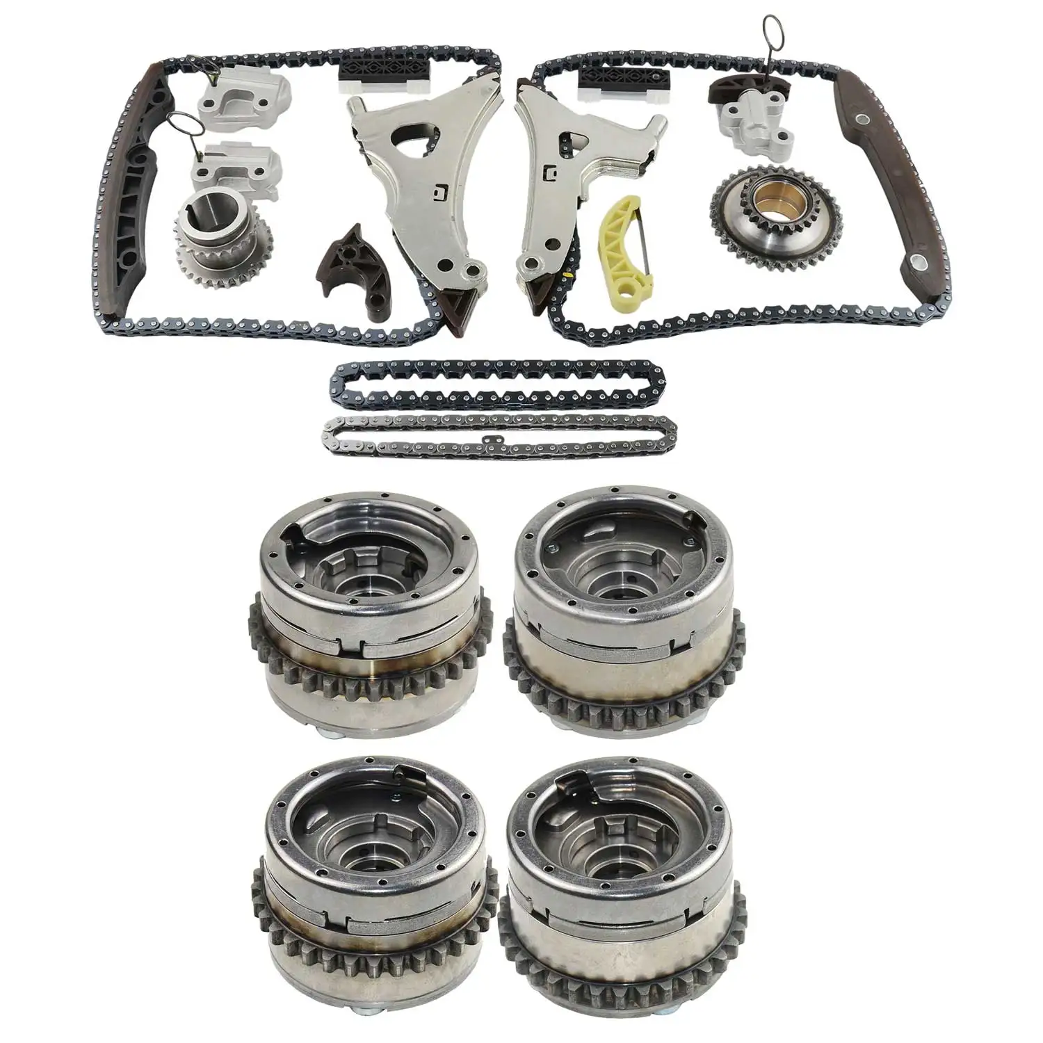 

AP02 M276 Timing Chain Kit + Camshaft Adjuster Set For Mercedes W205 W212 3.0L 3.5L