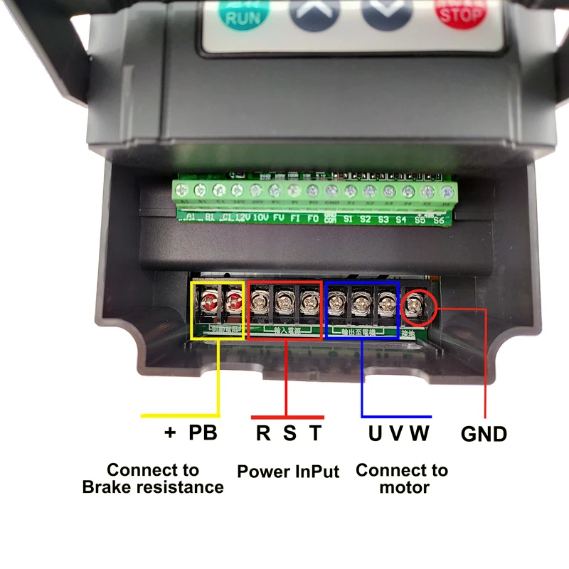 0.75 1.5 2.2kwVFD Frequency Converter Frequency Inverter 0.75 1.5 2.2kw 220V Single Phase 380V 3 Phase Inverters & Converters