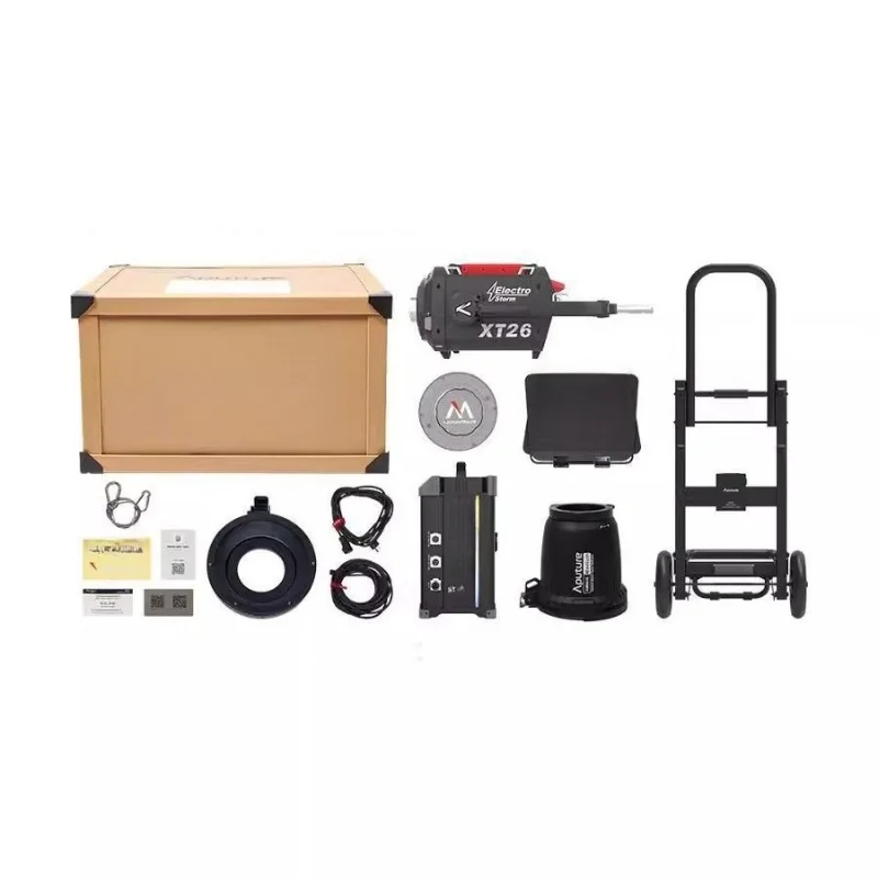 تسليط الضوء على العاصفة الكهربائية 2600 واط ثنائي اللون درجة الحرارة التصوير الفوتوغرافي ضوء الفيديو خفيفة الوزن