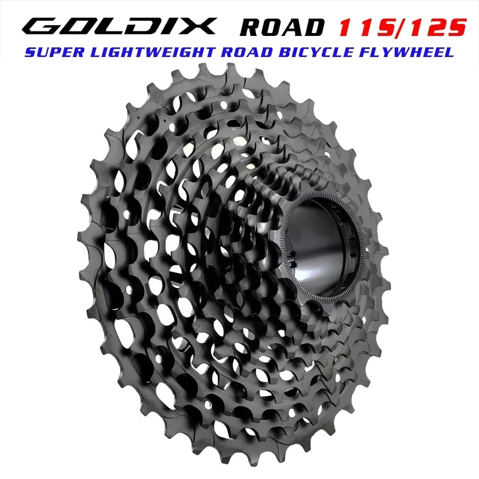GOLDIX 超軽量12速カセットスプロケット 221g 11-36T GOLDIX 超軽量自転車カセットフリーホイール炭素鋼素材 9/10/11/12/13