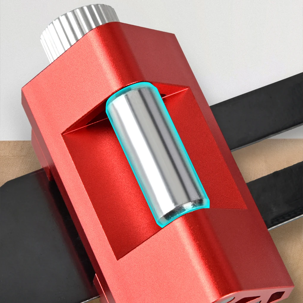 Sharpener With Stable Metal Structure For Chisels Aluminum Alloy Sharpener Knife Red