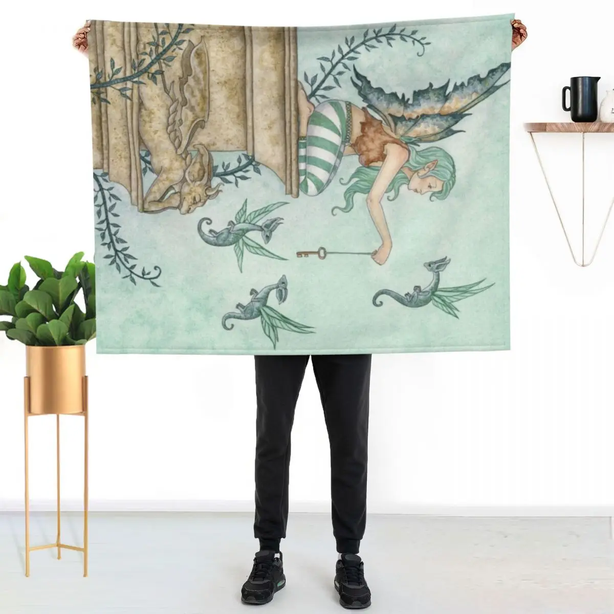 

Lure Throw Blanket Wrinkle Resistant Lightweight Blanket